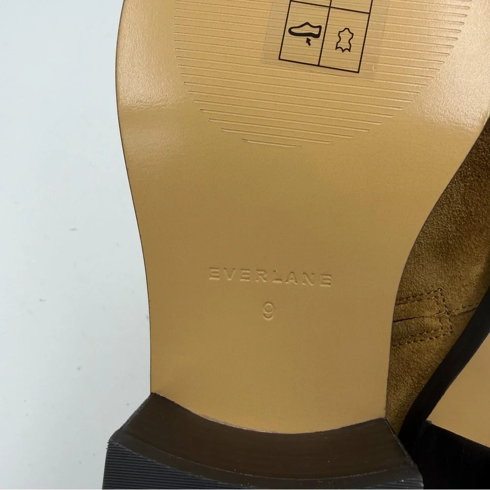 NEW Everlane Toasted Almond Suede Tan Leather The City Boot‎ in Size 9